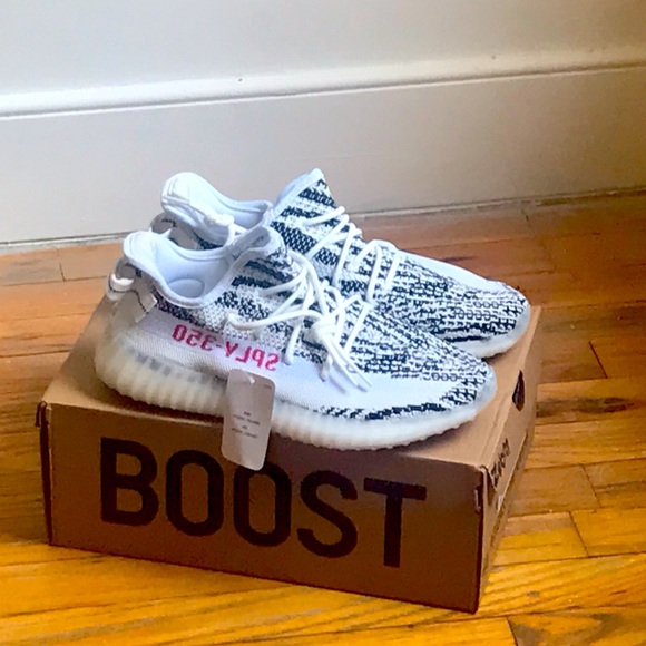 Adidas YEEZY Boost 350 Zebra Black Size 8 - Picture 9 of 14